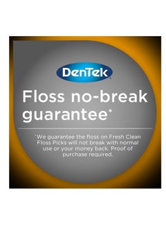 Dentek DenTek Fresh Clean Floss Picks, For Extra Tight Teeth, 75 Count  - Image 5