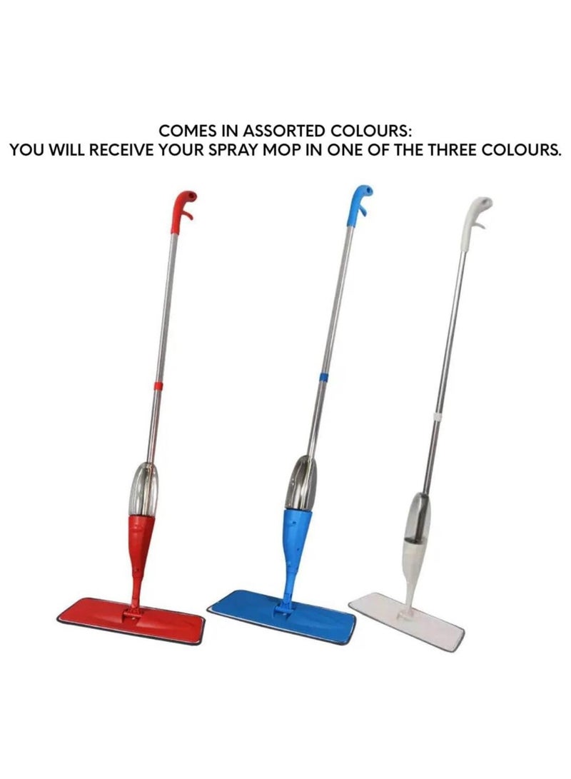 MARKQ Microfiber Spray Mop, Flat Floor Mop with Refillable Bottle and Washable Microfiber Pad, Dry Wet Dust Mop for Home Kitchen Hardwood Laminate Wood Vinyl Ceramic Tiles Floor Cleaning  - Image 2