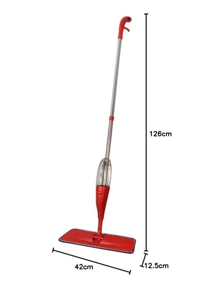 MARKQ Microfiber Spray Mop, Flat Floor Mop with Refillable Bottle and Washable Microfiber Pad, Dry Wet Dust Mop for Home Kitchen Hardwood Laminate Wood Vinyl Ceramic Tiles Floor Cleaning  - Image 3