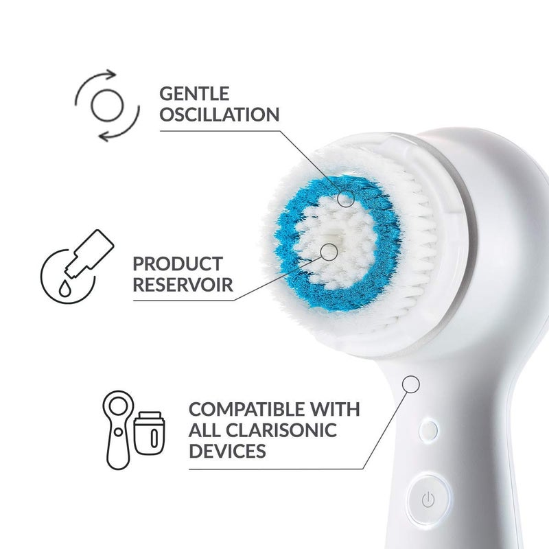 Clarisonic رأس فرشاة تنظيف الوجه العميق من كلاريسونيك | متوافق مع ميا 1، ميا 2، ميا فيت، ألفا فيت، سمارت بروفايل أبلفت وألفا فيت إكس، 1 عبوة - Image 3