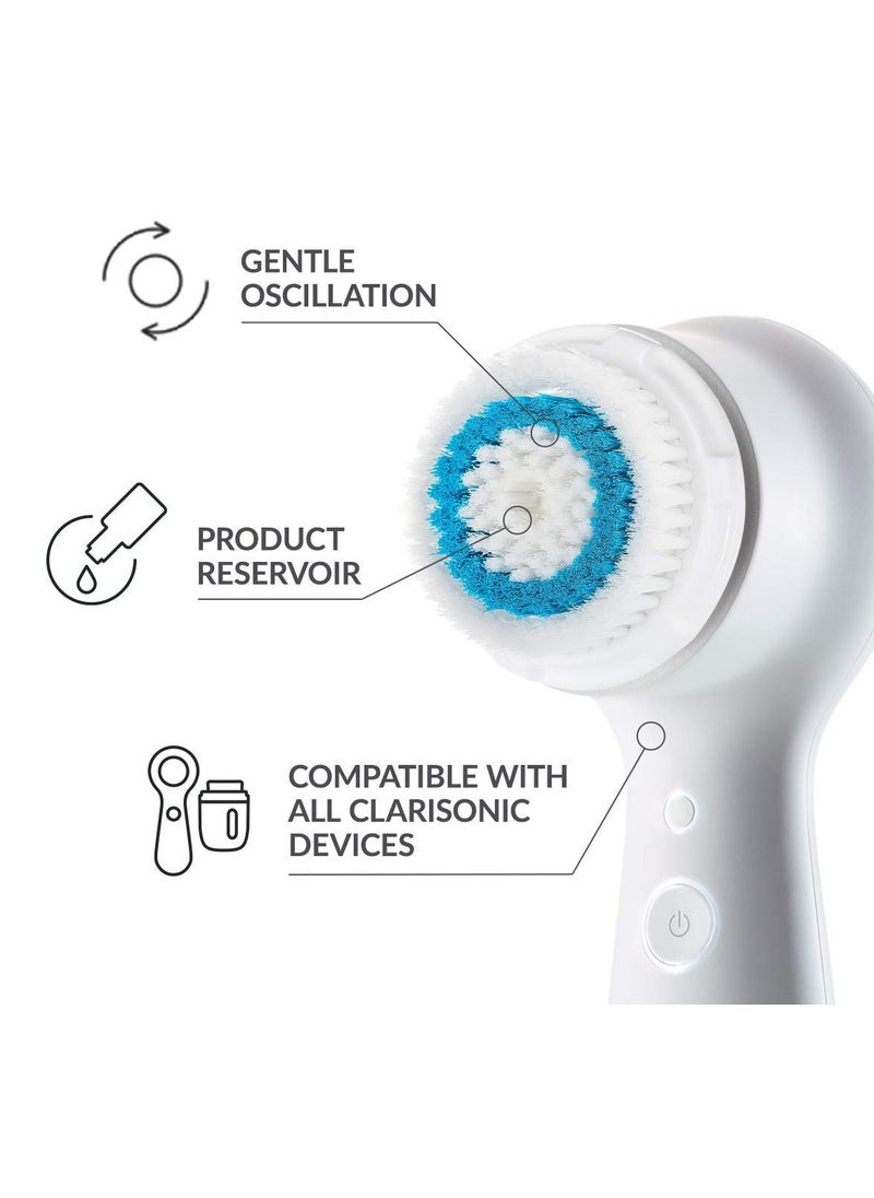 Clarisonic Deep Pore Facial Cleansing Brush Head Replacement | Compatible with Mia 1, Mia 2, Mia Fit, Alpha Fit, Smart Profile Uplift and Alpha Fit X, 1 Pack  - Image 2