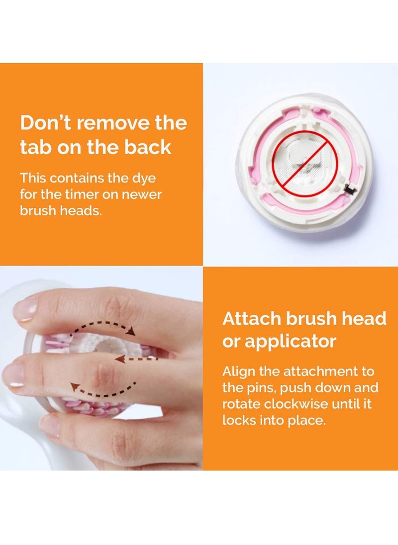 Clarisonic Deep Pore Facial Cleansing Brush Head Replacement | Compatible with Mia 1, Mia 2, Mia Fit, Alpha Fit, Smart Profile Uplift and Alpha Fit X, 1 Pack  - Image 3