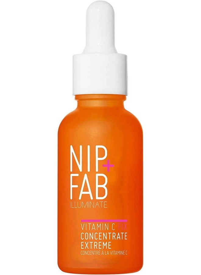 NIP+FAB Vitamin C Fix Concentrate Extreme 15% 1 fl oz | Face Skin Radiance Booster | 3 Forms of Vitamin C | Ferulic Acid | Skin Protection | Moisturizing Hydrating Antioxidant - Image 1