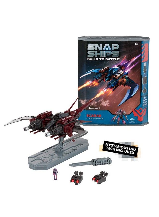 PlayMonster لعبة بناء سناپ شيبس سكاراب ك.ل.أ.و. إنترسيبتور للبناء المخصص ولعب المعارك للأعمار من 8 سنوات فما فوق - Image 3