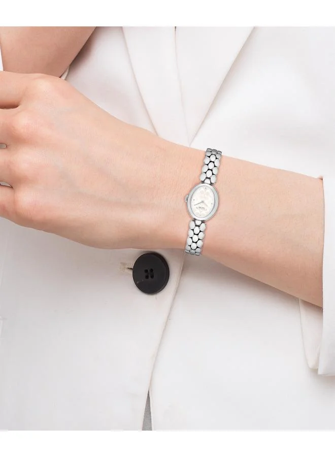 COACH Coach Two Hand Quartz Movement Watch for Women SAMMY Collection with Silver Stainless Steel Bracelet - 14504416