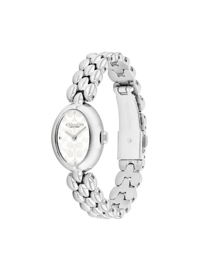 COACH Coach Two Hand Quartz Movement Watch for Women SAMMY Collection with Silver Stainless Steel Bracelet - 14504416