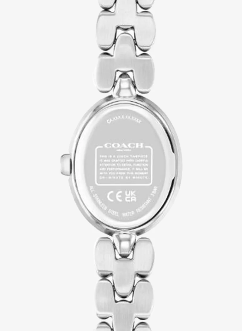 Coach 2-Hand Sammy Collection Quartz Movement Watch For Women With Silver Stainless Steel Bracelet - 14504416