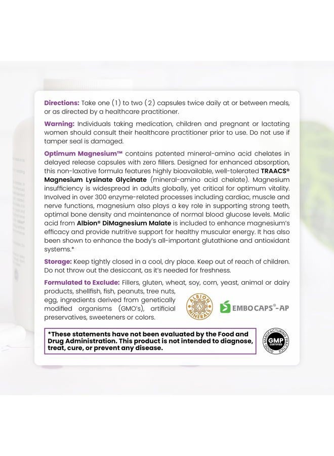 Pure Therapro Rx Optimum Magnesium Lysinate Glycinate & Di-Magnesium Malate, Made in USA | 2 Month Supply | Chelated Magnesium for Maximum Absorption, Supports Bone Health & Energy, Non-GMO - Image 3