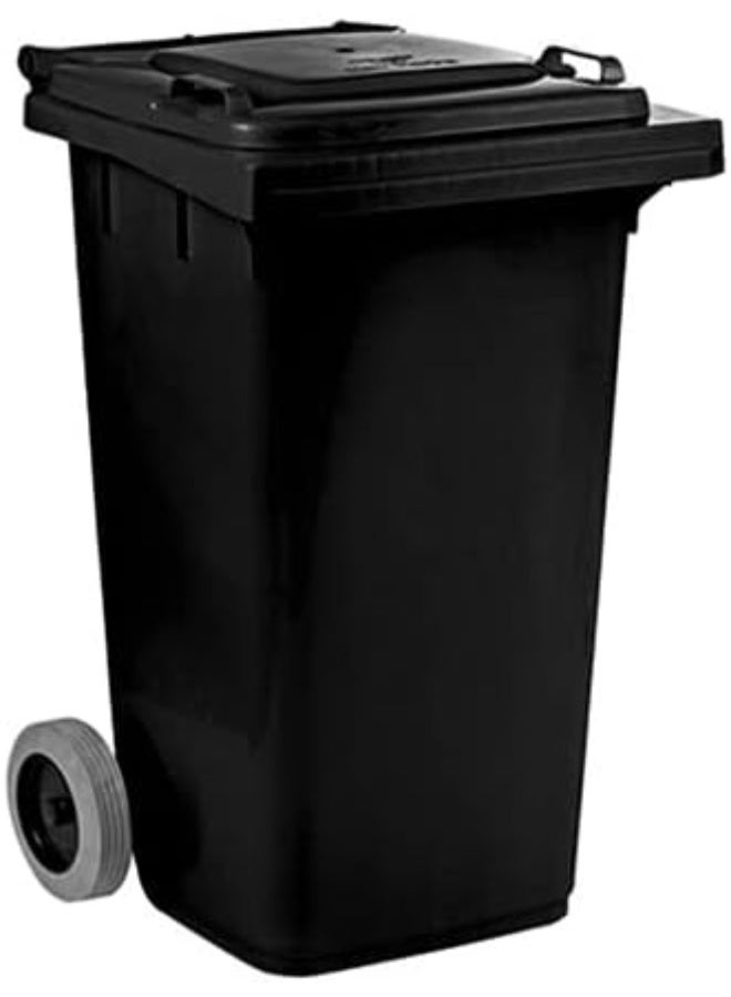 240-liter black wheeled trash can from Al Hilal & Al Najma Al Fadiya (6221999294667)