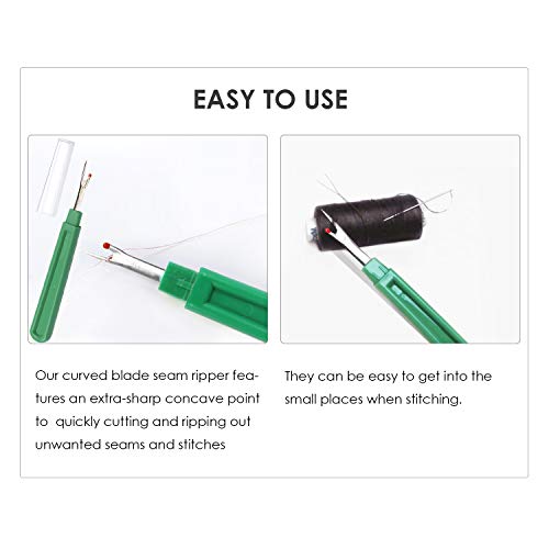DODOGA 20 Pieces Colorful Seam Ripper Tool Handy Stitch Ripper Sewing Ripper for Opening Removing Seams and Hems - Image 3
