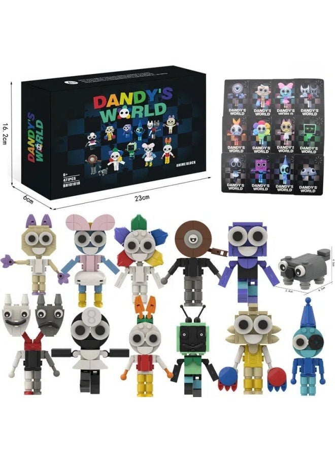 General Dandy's World Building Blocks Hand Office Boy Decoration Cake Game DIY Toy  - Image 2