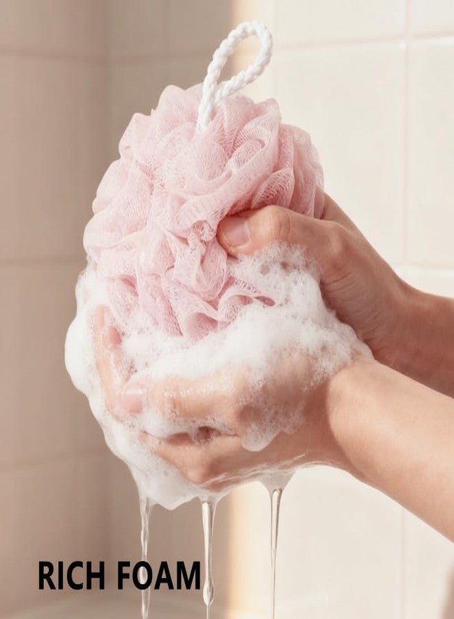 North Bund Shower Loofah Sponge for Men Women Loofah Exfoliating Body Scrubber 4 Color Mesh Shower Pouf Balls for Body Wash - Image 5