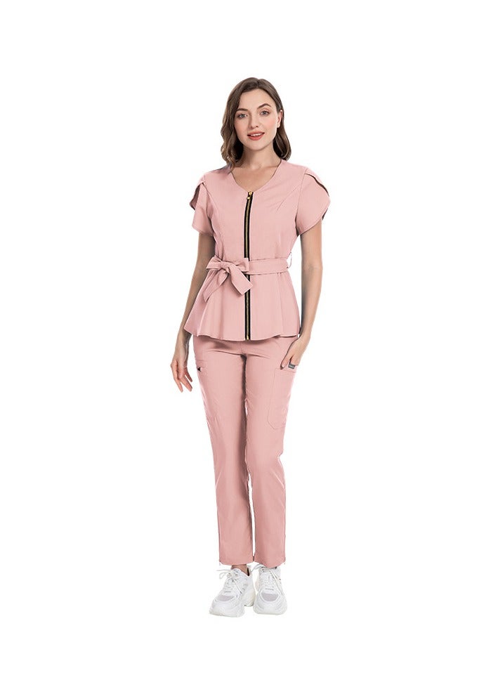 KUYING New V-neck Split Style Medical Work Uniform  - Image 1