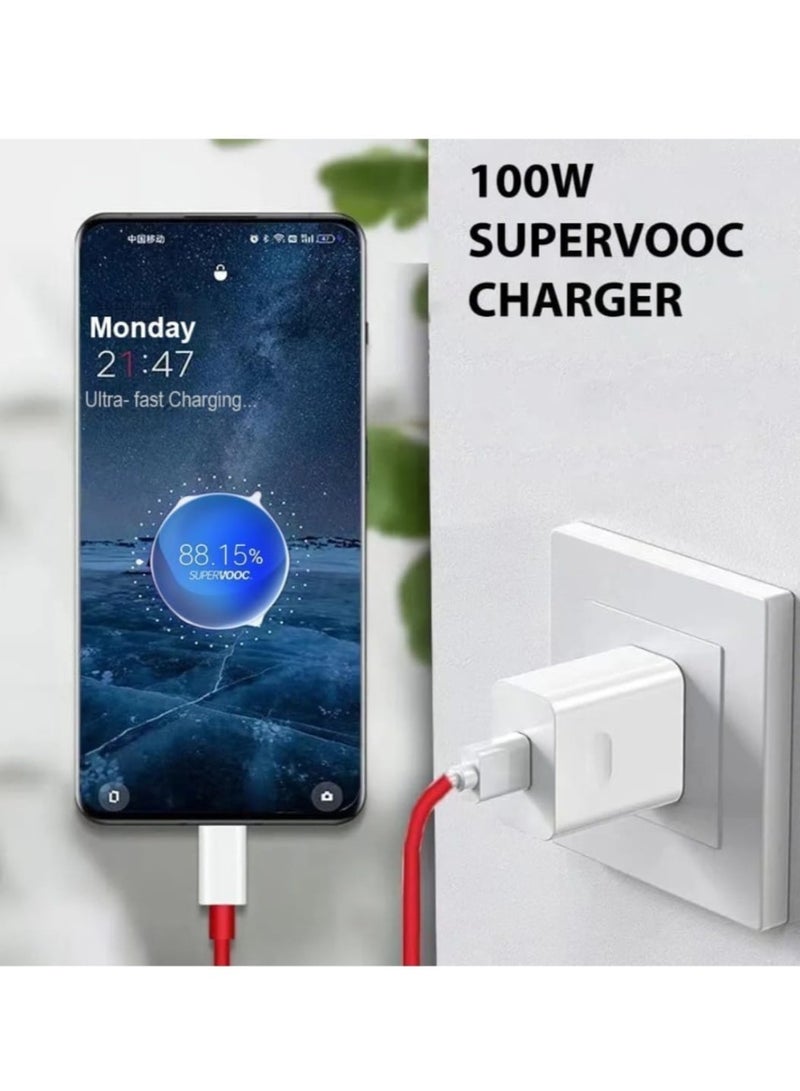 OnePlus One Original OnePlus SUPERVOOC 100W Dual Ports Power Adapter Fast Charger - Image 2