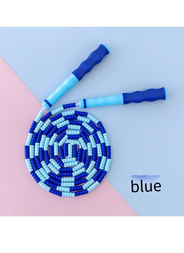 Generic Children and primary and secondary school students, bamboo skipping rope, pattern skipping rope, color skipping rope, racing rope, fitness and weight loss  - Image 1