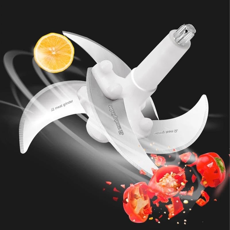 MUGATH Electric Chopper for Kitchen Meat Grinder With plastic Bowl 2 Speed Modes One Touch Operation 250 W Food Processor For Vegetables Meat Onion Fruit Nut Chopper 2 Liter Capacity Pink - Image 5