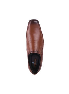 Mochi Mochi Mens Leather Tan Mocassin (Size (7 UK (41 EU))  - Image 5