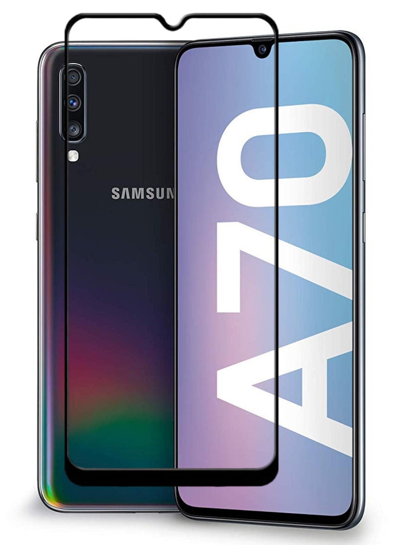 ACLIX Antistatic ESD Dustproof Premium Quality High Definition Tempered Glass Screen Protector Designed For Samsung Galaxy A70 - Image 1