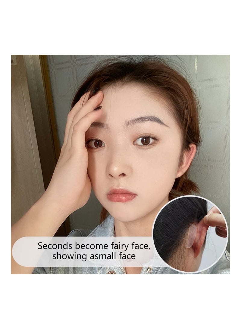 Excefore ملصقات الأذن، 10 ورقات مكونة من 60 ملصقًا، شريط أذن غير مرئي، مصحح تجميلي للأذن لمشاكل الأذن الكبيرة، بدون جراحة وملصقات أذن تجميلية من السيليكون غير مؤلمة للبالغين - Image 5