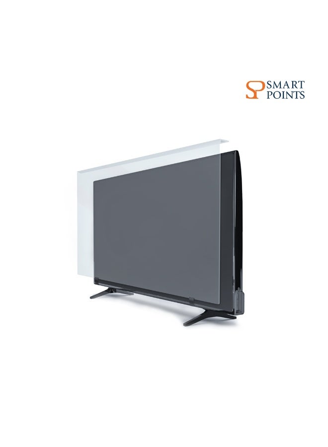 "سمارت بوينتس  " سمارت بوينتس واقي شاشة تلفزيون 32 بوصة – أكريليك شفاف، مقاوم للكسر والخدش، حماية للعين من الأشعة، تصميم للتعليق السهل - Image 1