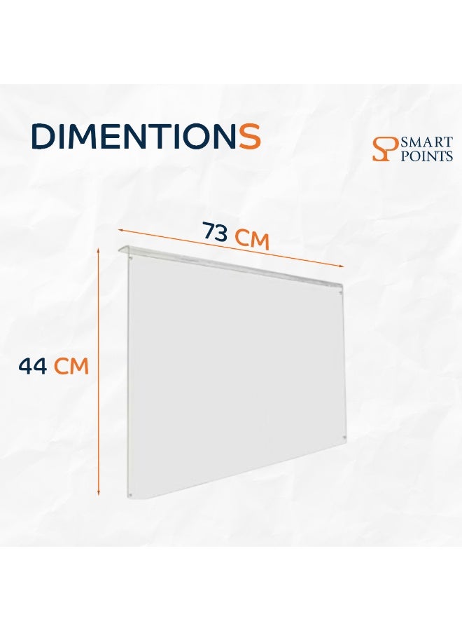 "سمارت بوينتس  " سمارت بوينتس واقي شاشة تلفزيون 32 بوصة – أكريليك شفاف، مقاوم للكسر والخدش، حماية للعين من الأشعة، تصميم للتعليق السهل - Image 5