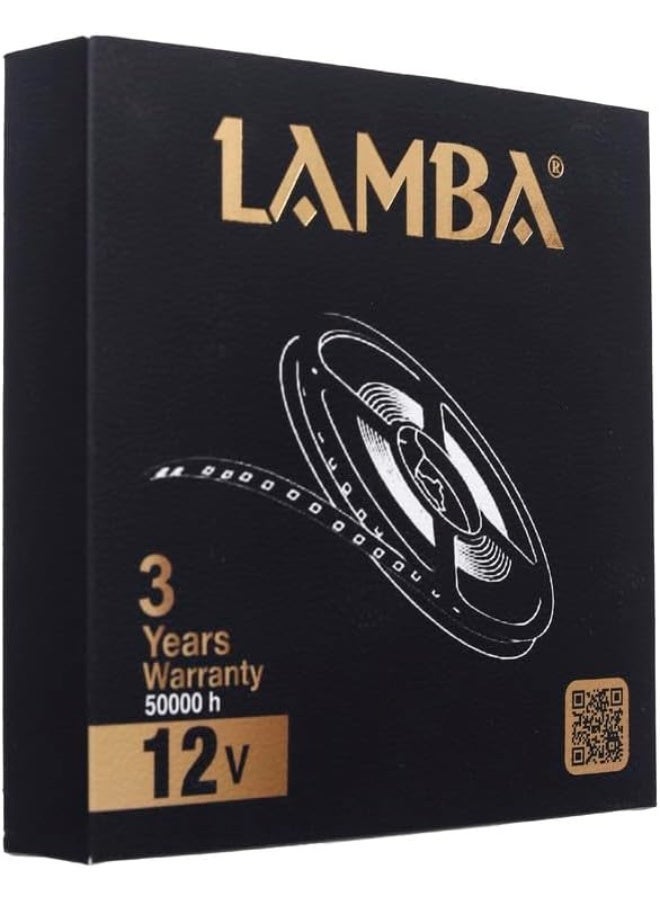 LAMBA LED Profile Strip Light Kit, 2 Rolls × 5m Each, Warm 2700K, Flexible LED Strip, Energy Saving, High Brightness, Ideal for Indoor Decoration, Ceiling Profiles & Gypsum Board - Image 5