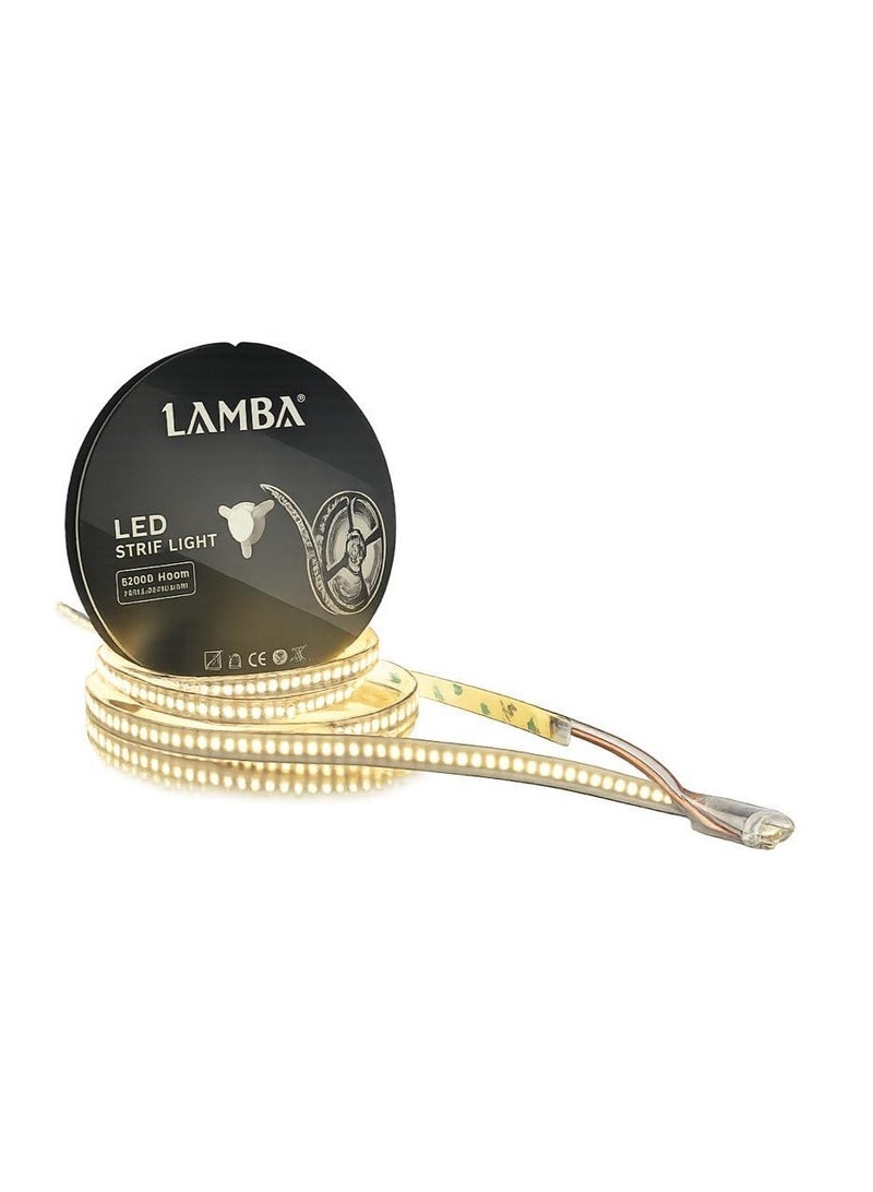 LAMBA LED Profile Strip Light Kit, 2 Rolls × 5m Each, Warm 2700K, Flexible LED Strip, Energy Saving, High Brightness, Ideal for Indoor Decoration, Ceiling Profiles & Gypsum Board - Image 4