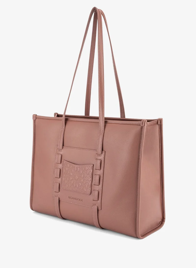 Veganologie  Arabesque Tote in Dune Made from Bamboo Fiber for Women | Best Price UAE