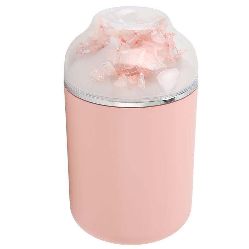 Humidifier Immortal Flower Shape Household Large Fog Volume Silent Essential Oil Diffuser HumidifierSakura Pink - Image 1