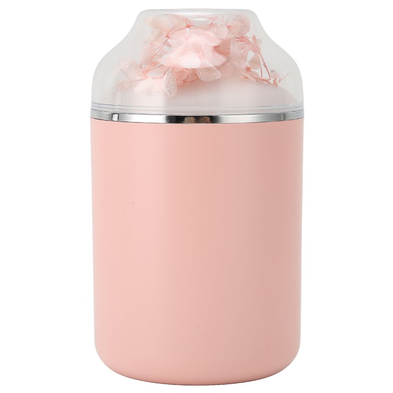 Humidifier Immortal Flower Shape Household Large Fog Volume Silent Essential Oil Diffuser HumidifierSakura Pink - Image 4