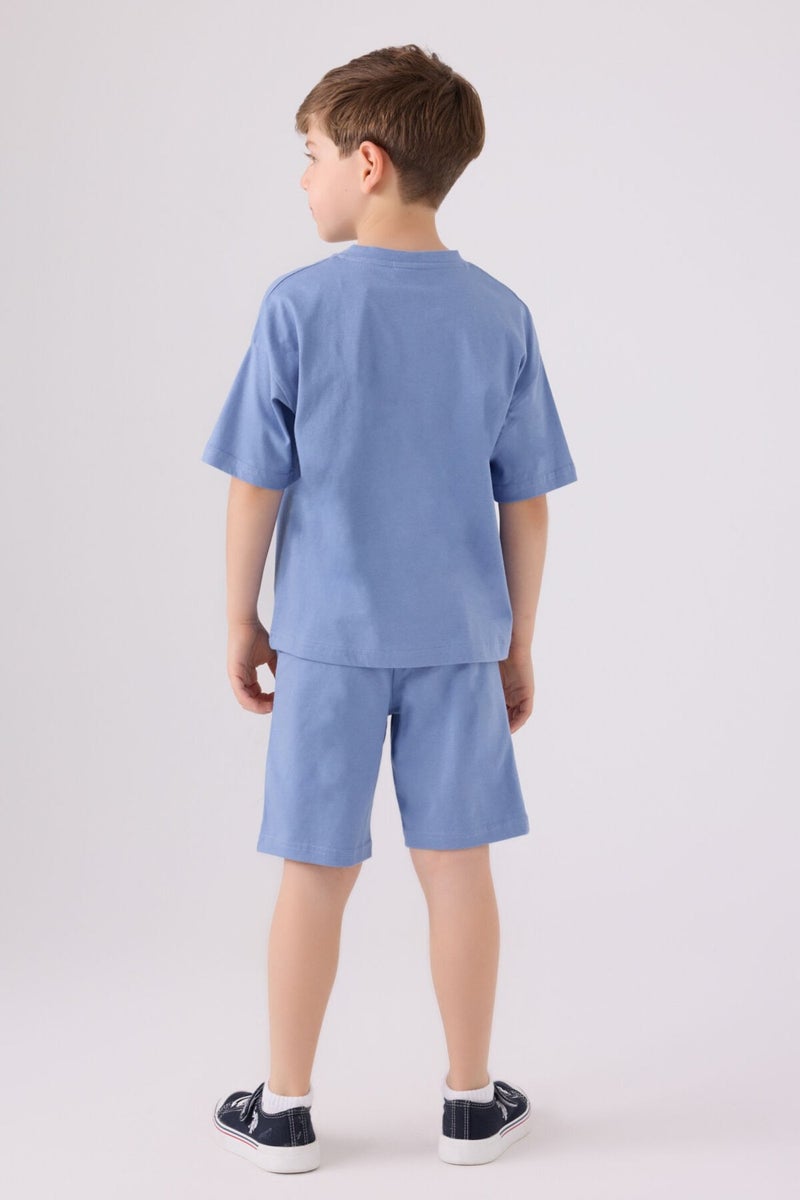 U.S. Polo Assn. Boys' Dirty Blue Bermuda Set  - Image 5