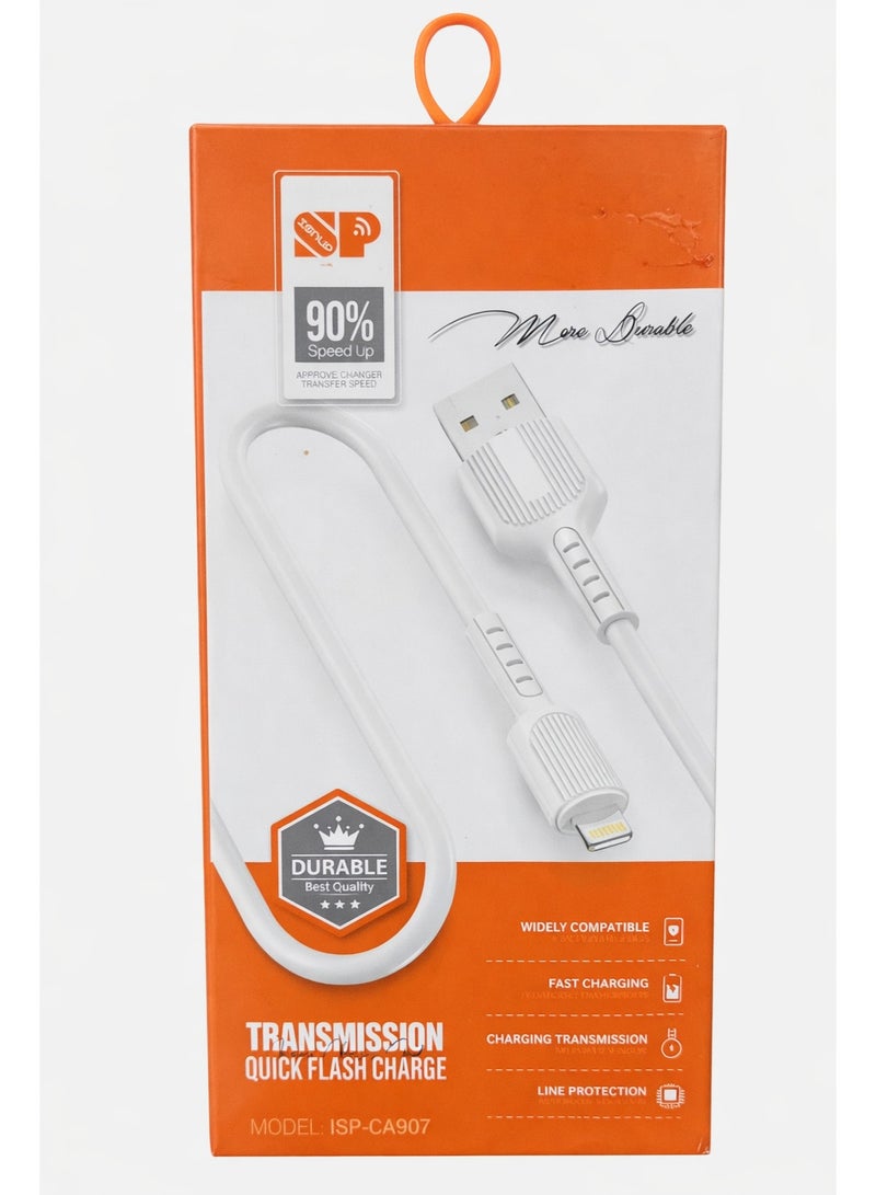 Lightning to USB Fast Charging Cable Durable High Speed Data Sync Charger Cable for Phone