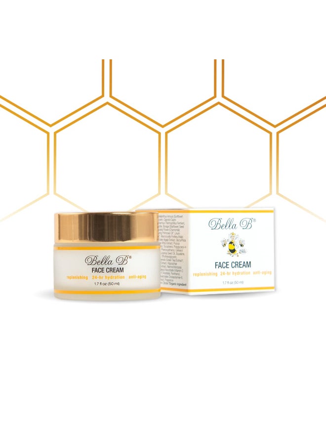 Bella B Face Cream 17 oz Jar Facial Glow Pregnancy Skincare All Natural Face Moisturizer Organic Face Cream Prenatal Skin Care Organic Facial Moisturizer for Sensitive Skin - Image 3