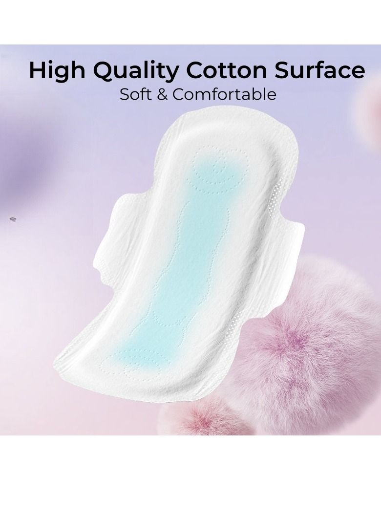 Be a better mom 14 Count Disposable Period Pads for Women - Heavy Absorbency Ultra Soft Period Pads With Wings, Skin Friendly Leak Protection Period Adult Pads 19cm  - Image 5