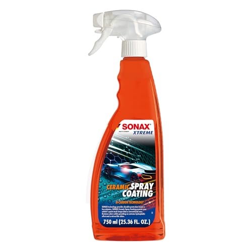 SONAX Ceramic Spray Coating 257400 | Durable Ceramic Technology for High Gloss & Protection | Hydrophobic for All Paint Surfaces | Easy to Apply | Long Lasting Shine & Water Repellent Finish | 750ml - Image 1