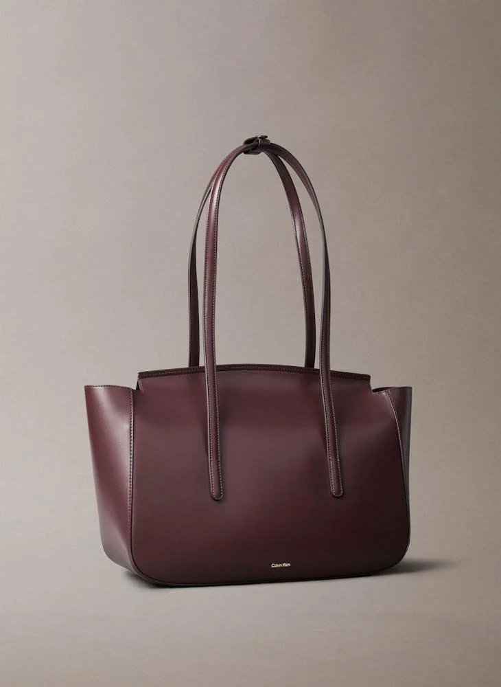 CALVIN KLEIN Casual Hardware Flap Tote Bag