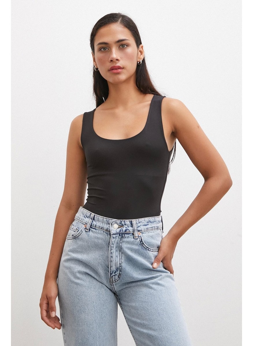 Never More Lined Undershirt Black  - Image 3