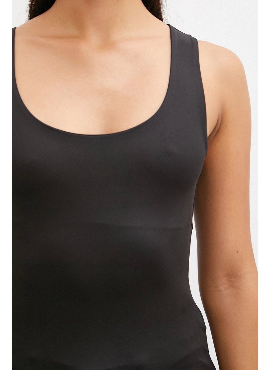 Never More Lined Undershirt Black  - Image 5