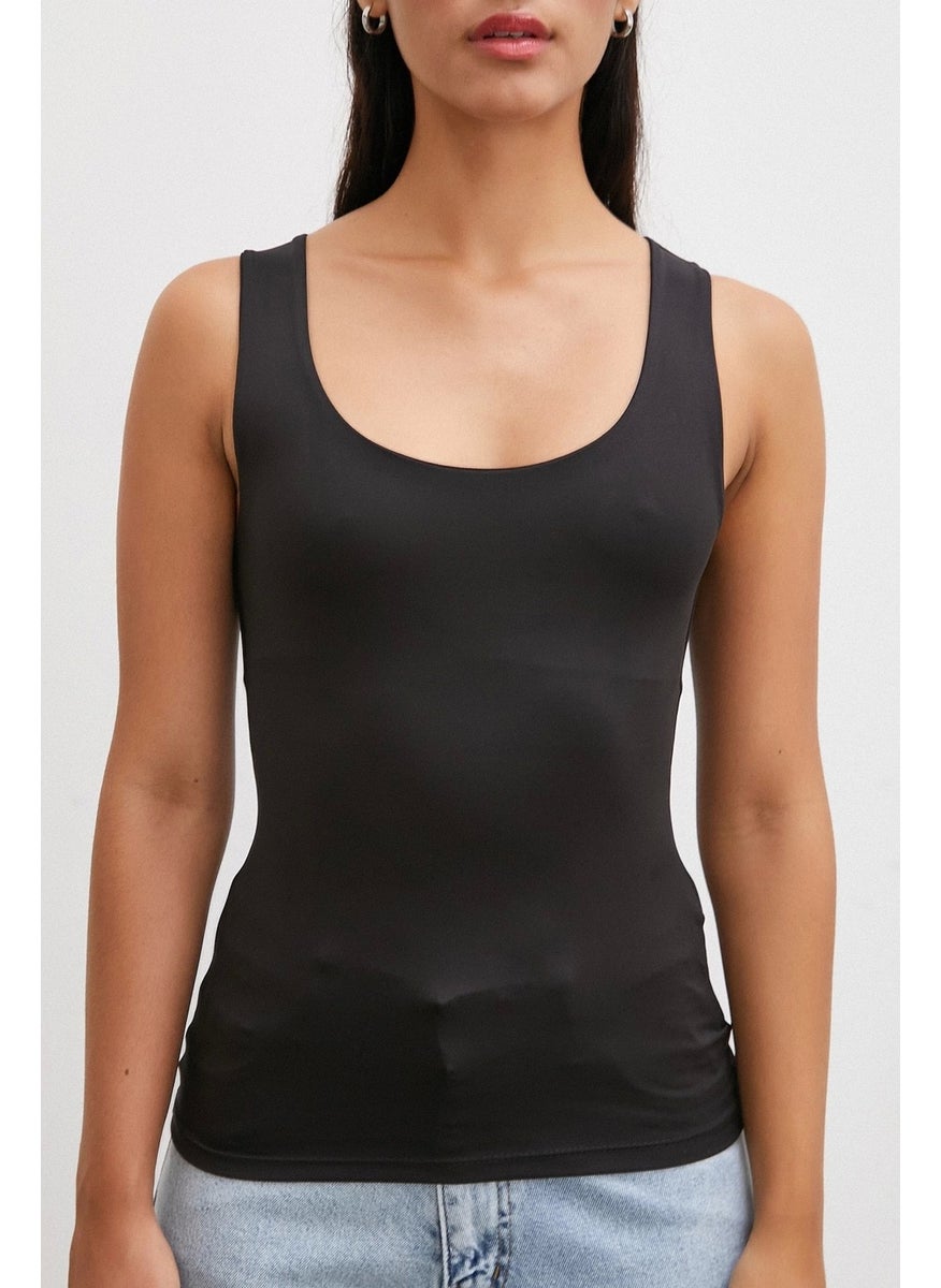 Never More Lined Undershirt Black  - Image 4