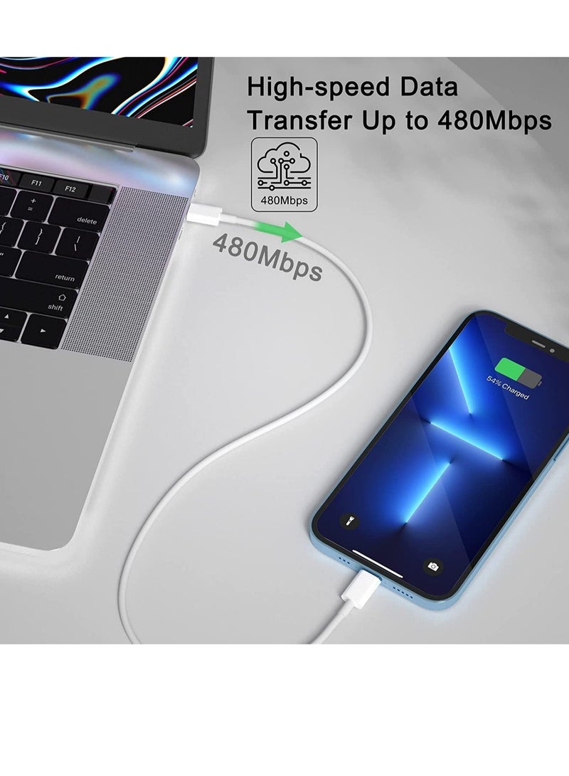 ELTRAZONE iPhone Charger Cable and Plug, iPhone Fast Charger 20W PD 3.0 USB C Wall Charger Plug with 1M iPhone Fast Charging Cable USB C Fast Charger Compatible with Phone 13 12 11 Pro Max Mini X XR Xs 8  - Image 3