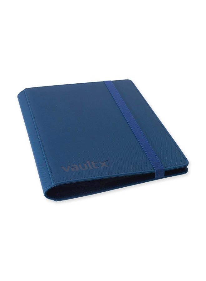 Vault X 9 Pocket Trading Card Strap Binder, 360 Cards, Premium Exo-Tec Album Material, 20 Side-Loading Pages, Folder for Collectible Games, Sports, TCG (Blue) - Image 2
