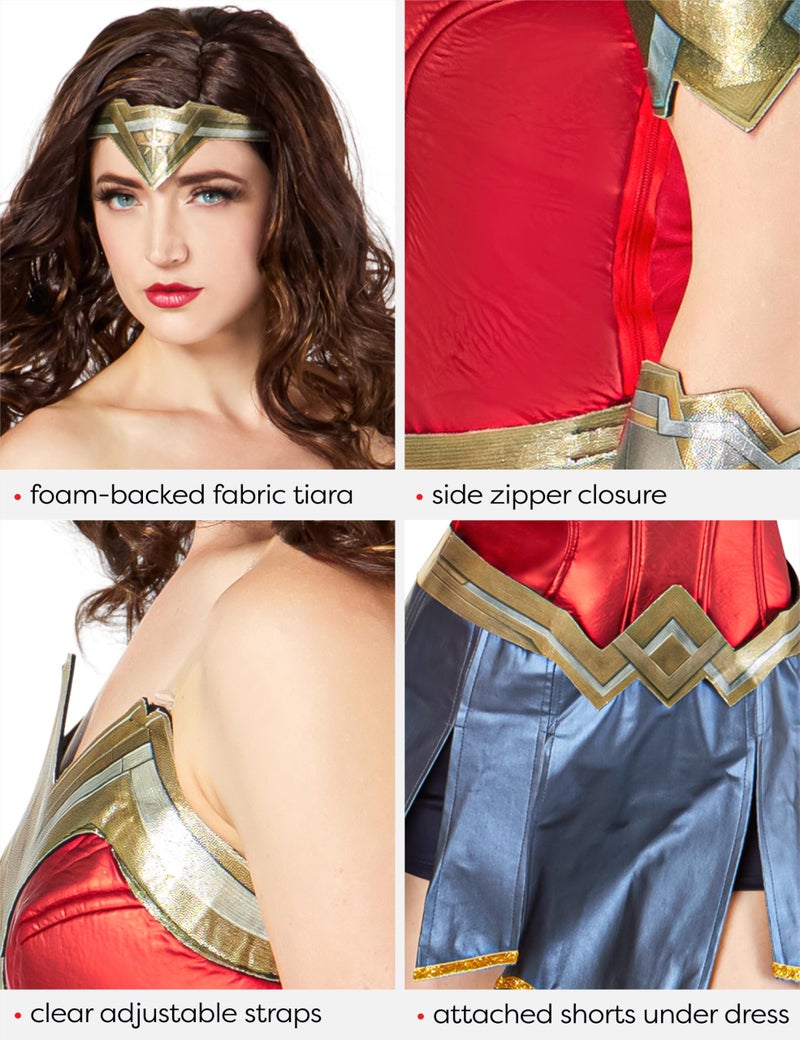 Rubies زي المرأة المعجزة 84 من DC Comics للنساء من روبيس، كما هو موضح، كبير - Image 3