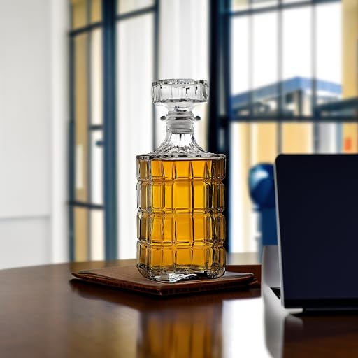 Lefonte Whiskey Decanter for Scotch Liquor Bourbon or Wine - 750ml - Image 5