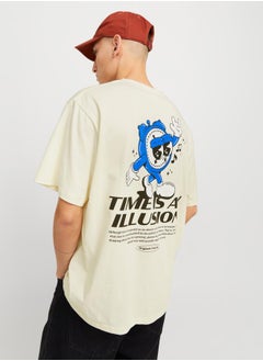 Jack Jones Graphic Print Crew Neck T-Shirt  - Image 1