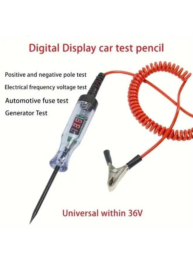 Long Probe Digital Car Diagnostic Tester DC Voltage Pen High Precision 0 1V ABS Automotive Repair Tool - Image 3