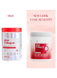 WELLBEING NUTRITION Glow Collagen Korean Marine Collagen Peptides With Skin Glutathione 250 G  - Image 2