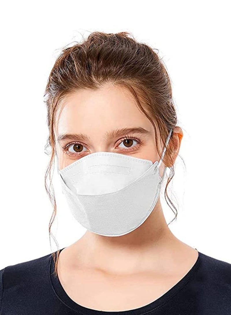 ميد ون عبوة من 50 قطعة من أقنعة الوجه التي يمكن التخلص منها ملفوفة بشكل فردي للبالغين ، وأربع طبقات من أقنعة الوجه الفلترية ، ومزيج من الألوان - Image 2