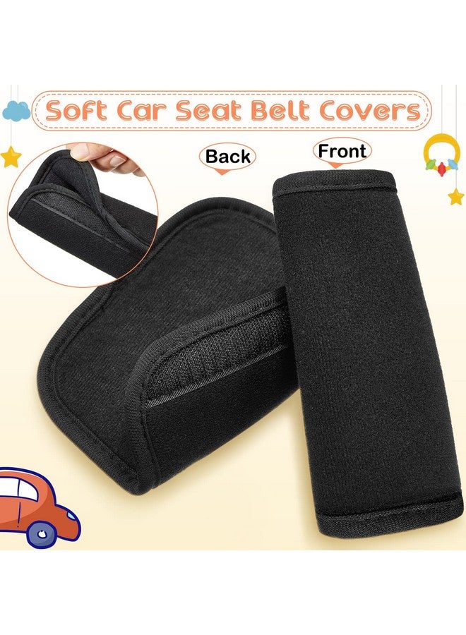 Riakrum 6 Pieces Baby Car Seat Strap Covers Soft Seat Belt Pads Cover for Kids Car Seat Straps Shoulder Pads Infant Stroller Strap Covers Seat Safety Belt Cushion for Boy and Girl - Image 4