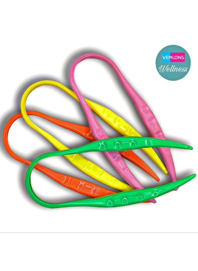 Vemlons Plastic Tongue Cleaner/Tongue Scraper(Pack of 2 multi color FREE 2 TOOTH PICK THIS PACK/WOODEN TOOTH PICK Tongue Scraper/Tongue Cleaner. - Image 5