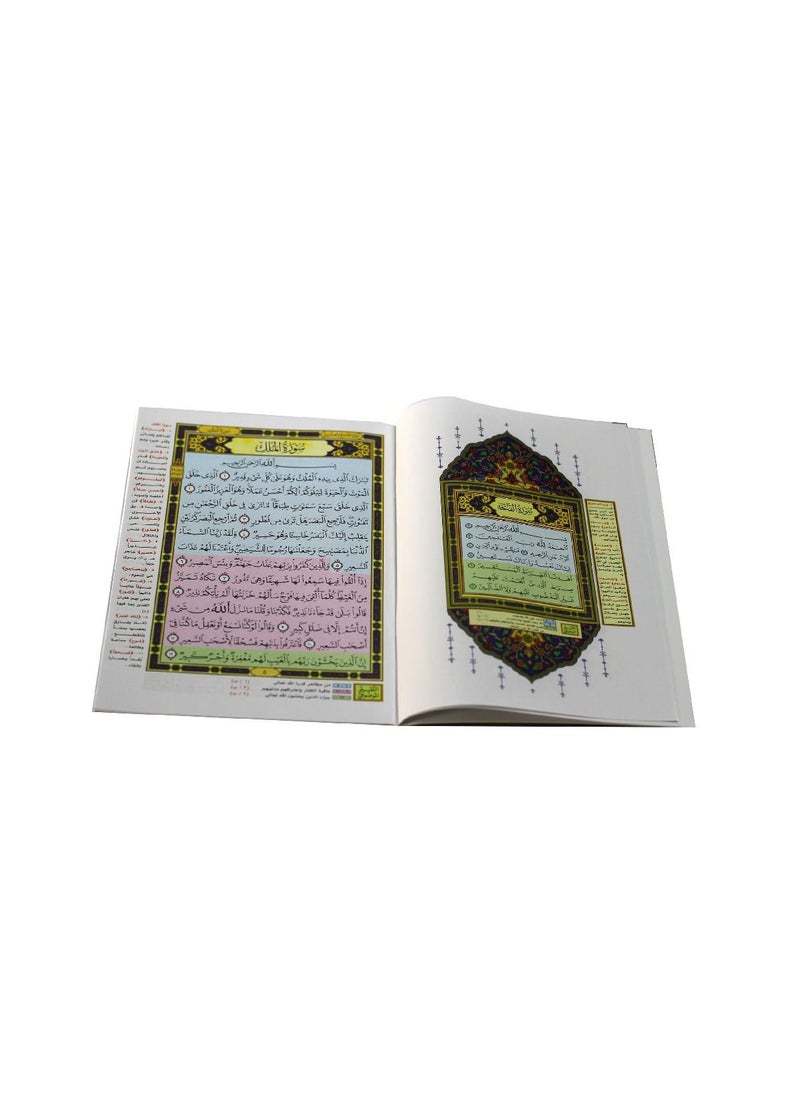 null - Surah Tabarak Part of Holy Quran with Ottoman Drawing - Image 1
